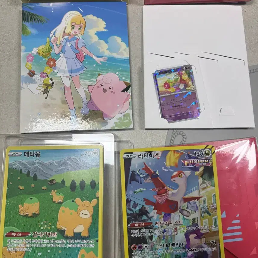 [BUNJANG] Pokemon Jumbo Latias, Ditto, Lillie's File, Lillie's Coin / 포켓몬카드 점보 라티아스 메타몽 릴리에의 파일 릴리에의 큐아링 코인 판매