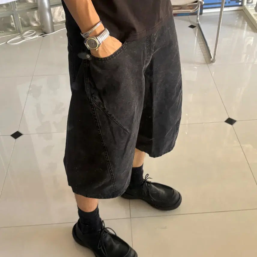 [BUNJANG] Journal Standard 3D Twist Duck Buggy Shorts / Journal standard 저널 스탠다드 buggy shorts