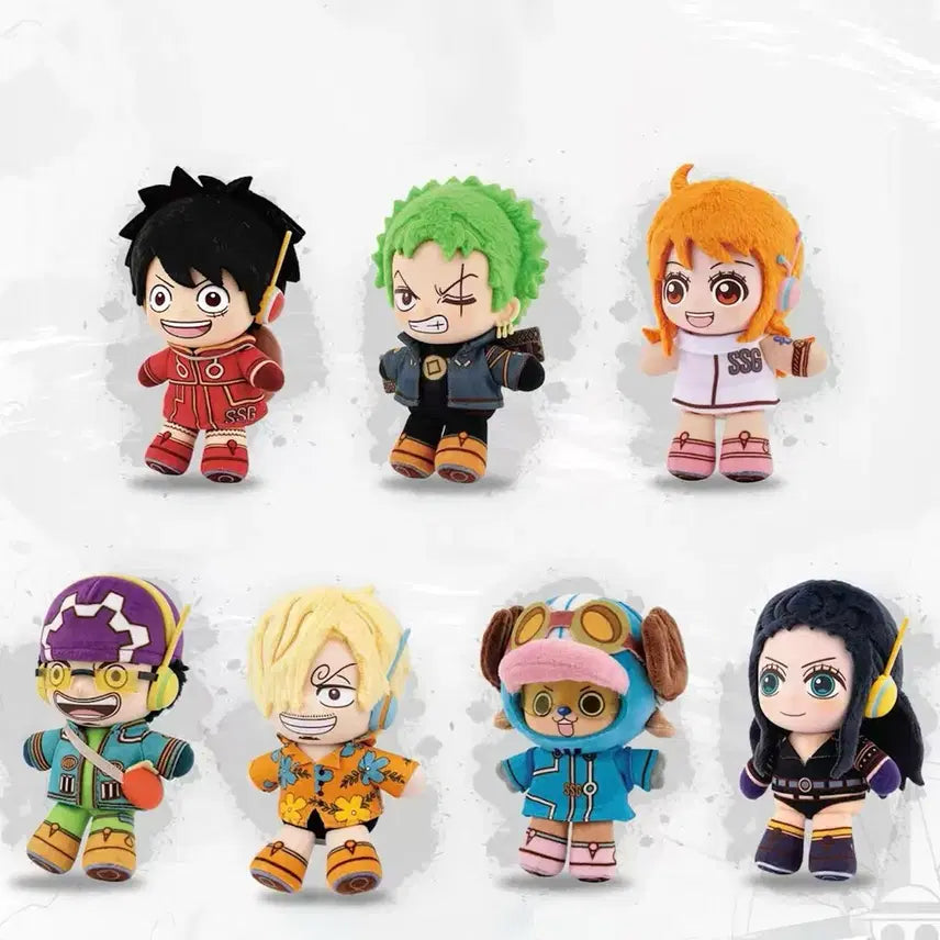 [BUNJANG] One Piece Egghead Luffy, Zoro, Sanji, Nami, Usopp, Chopper, Robin Plush / 원피스 에그헤드 루피 조로 상디 나미 우솝 쵸파 로빈 인형