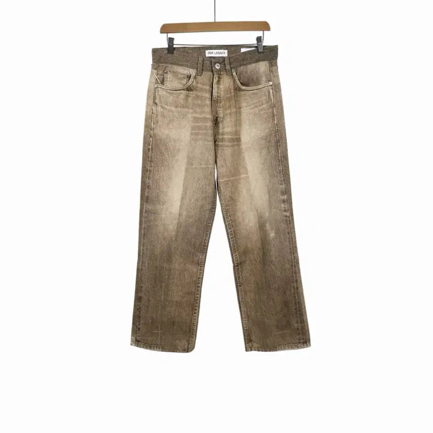 [BUNJANG] Our Legacy Third Cut Digital Dual Denim Pants Sand 29 / [29] 아워레가시 써드컷 디지털 듀얼 데님 팬츠 샌드 M4225TDD