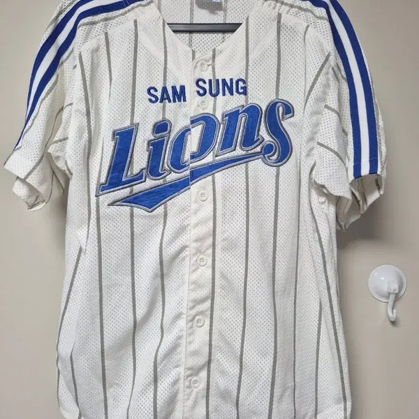 [BUNJANG] Samsung Lions Dynasty Jersey Nepos Size 100 / 삼성 라이온즈 야구 유니폼 왕조 유니폼 네포스 100사이즈 노먀킹