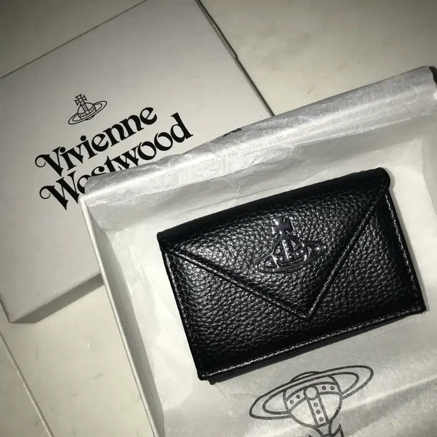 [BUNJANG] Vivienne Westwood Bi-fold Wallet Black / 비비안웨스트우드 반지갑 블랙