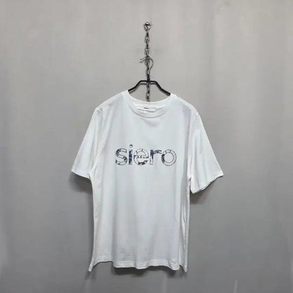 [BUNJANG] Siero Short Sleeve T-Shirt White / 시에로 반팔 티셔츠 화이트