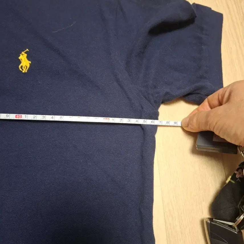 [BUNJANG] Polo Ralph Lauren Navy Polo Shirt / 폴로 랄프로렌 네이비 카라티