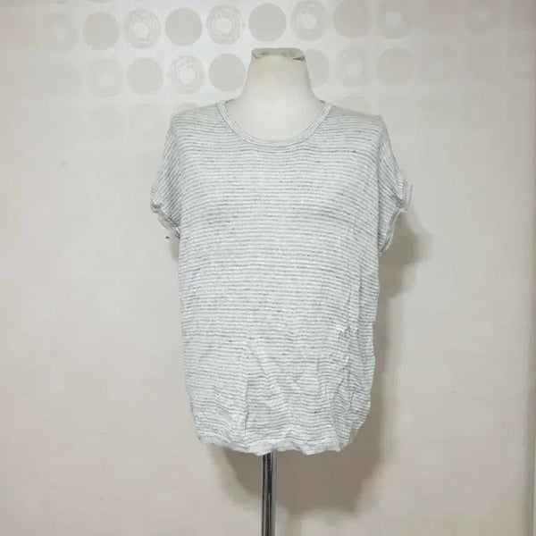 [BUNJANG] Gray Short Sleeve Knit T-Shirt Size 66 / 그레이반팔니트66 반팔니트66 반팔티66