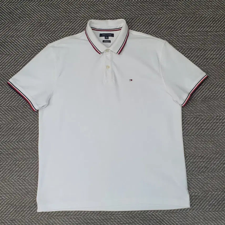 [BUNJANG] Tommy Hilfiger Men's Short Sleeve Polo Shirt Size 105-110 / 타미힐피거 반소매 카라티 남자105~110