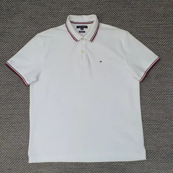 [BUNJANG] Tommy Hilfiger Men's Short Sleeve Polo Shirt Size 105-110 / 타미힐피거 반소매 카라티 남자105~110