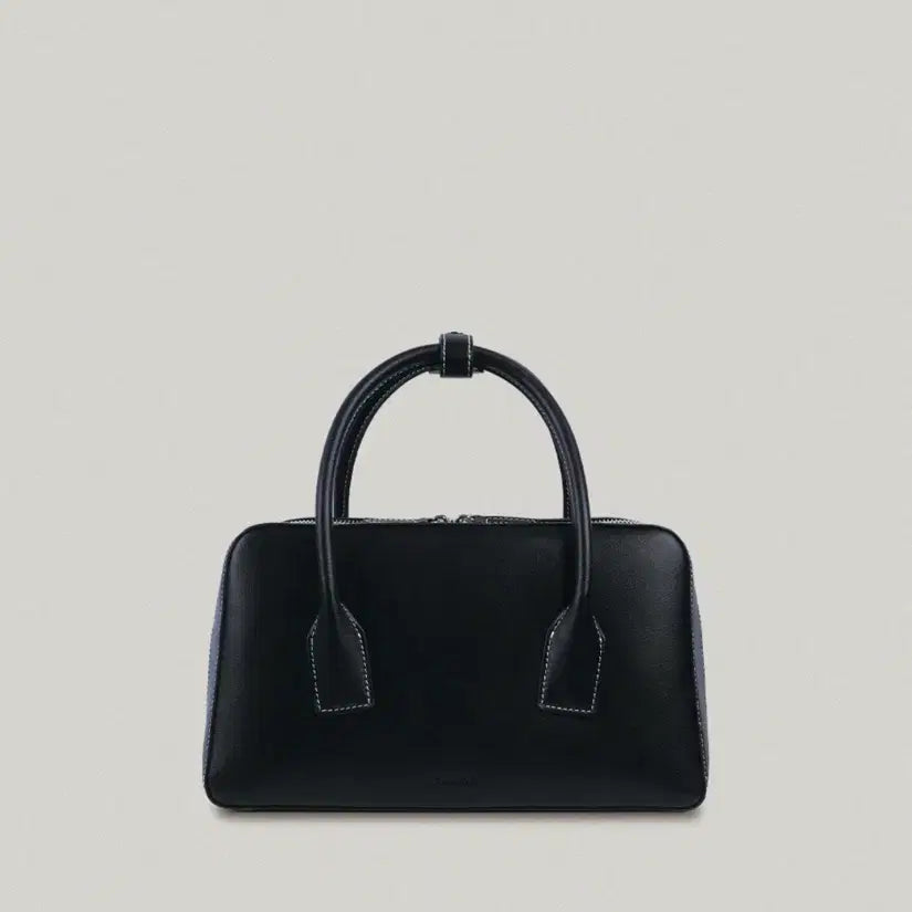 [BUNJANG] Polnua Black Stitch Pound Bag Shoulder Bag / 폴뉴아 블랙 - 스티치 파운드백