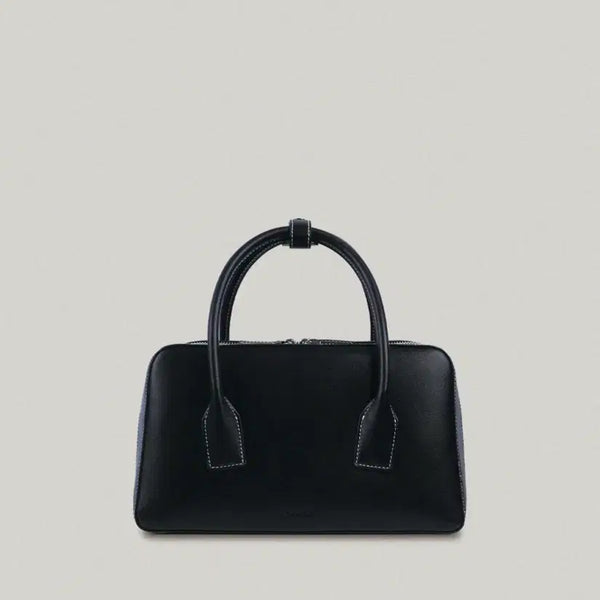 [BUNJANG] Polnua Black Stitch Pound Bag Shoulder Bag / 폴뉴아 블랙 - 스티치 파운드백