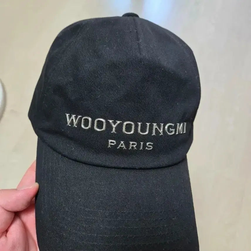 [BUNJANG] Wooyoungmi Metallic Logo Ball Cap / 우영미 메탈릭 로고 볼캡