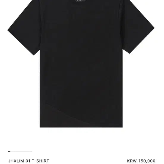 [BUNJANG] XLIM JHXLIM 01 T-shirt Black XL / XLIM JHXLIM 01 티셔츠 블랙