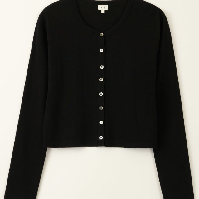 [BUNJANG] SIE Flynn Essential Cardigan Black S / 시에SIE 플린 에센셜 가디건 블랙 S