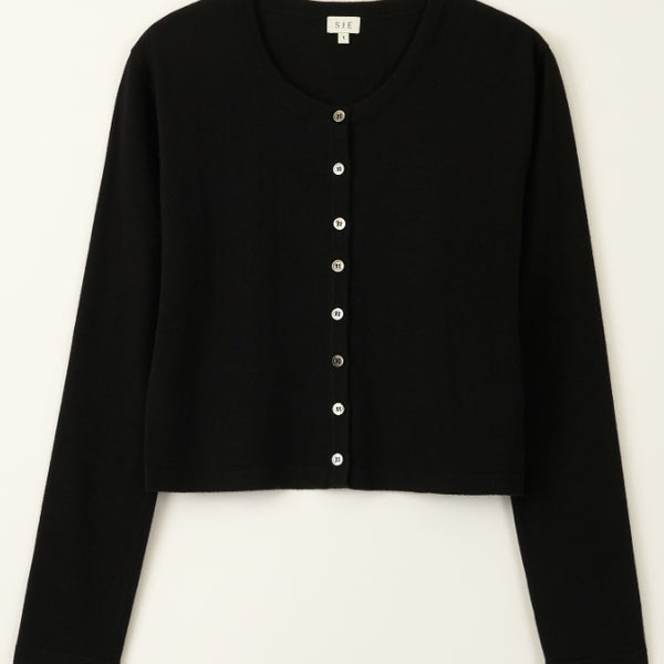[BUNJANG] SIE Flynn Essential Cardigan Black S / 시에SIE 플린 에센셜 가디건 블랙 S