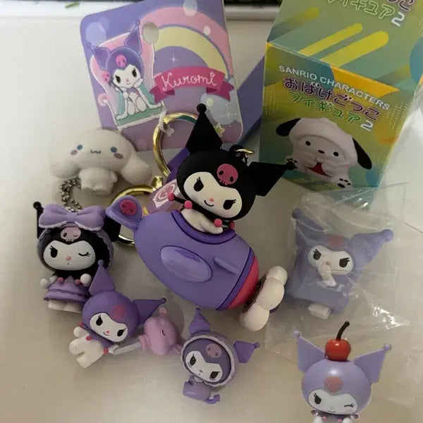 [BUNJANG] Sanrio Kuromi Figure Set with Cinnamoroll / 산리오 쿠로미 피규어 세트
