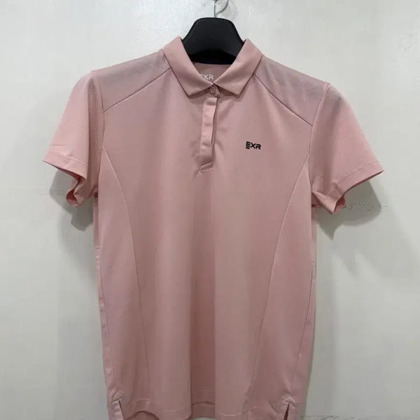 [BUNJANG] EXR Golf Short Sleeve Polo Shirt Pink XL / EXR 골프 반팔 카라티 핑크 105 (XL)