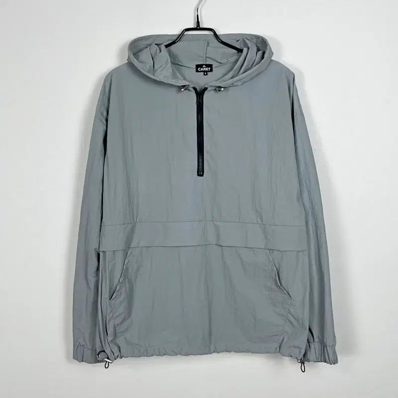 [BUNJANG] CARET Jacquard Anorak Windbreaker Long Sleeve T-Shirt Men's M/L / CARET/자글자글 아노락 바람막이 긴팔 티 남M L/라덴