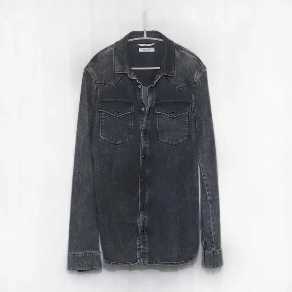 [BUNJANG] Valentino Washed Denim Western Shirt Jacket / 발렌티노 워시드 데님 웨스턴 셔츠 버튼 자켓 (48 / 100)