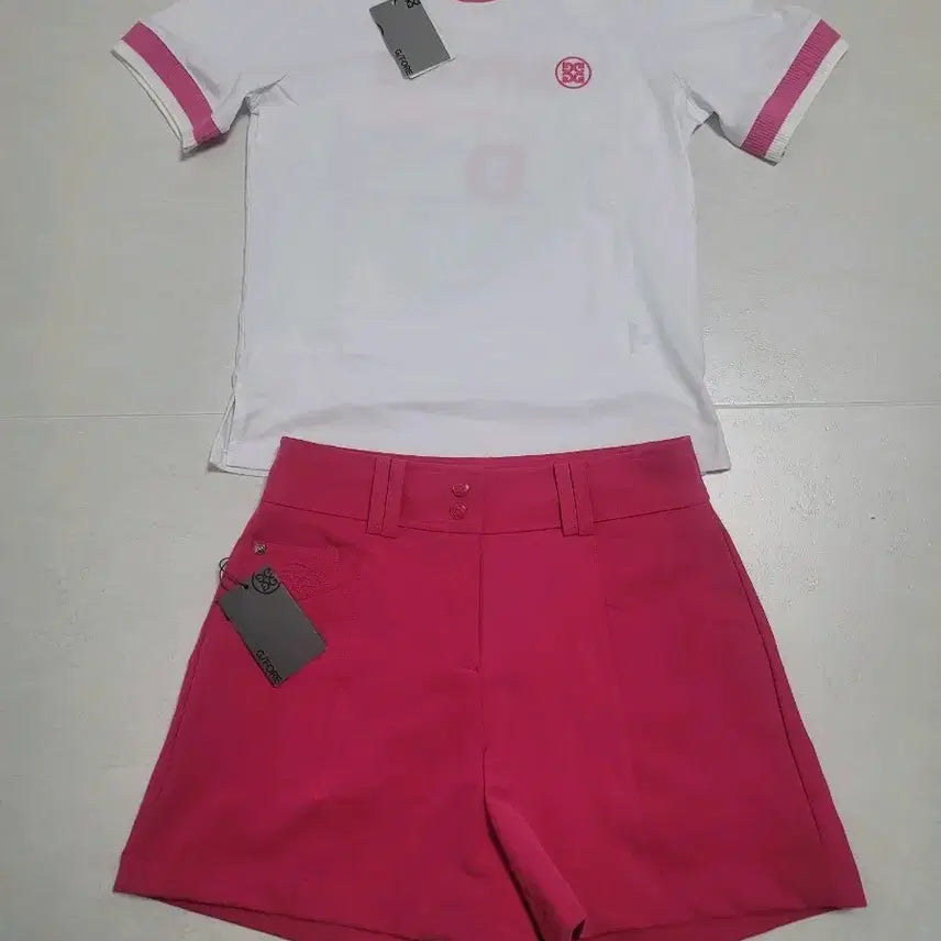[BUNJANG] G/FORE Short Sleeve T-Shirt and Shorts Set / 지포어 반팔티셔츠 반바지 세트
