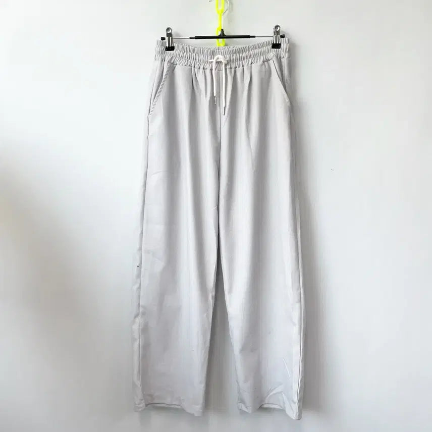 [BUNJANG] Greenery Banding Wide Pants L / 그리너리 택새상품 밴딩와이드팬츠 L