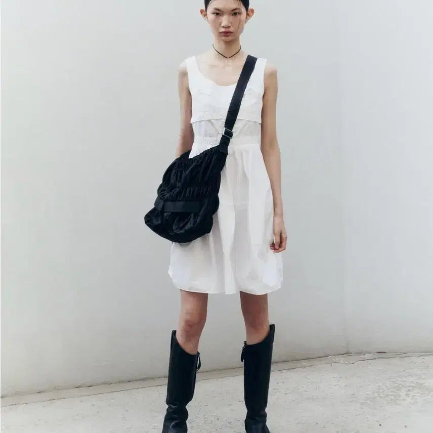 [BUNJANG] Yansisi Hobo Bag Black / 얀시시 호보백 블랙