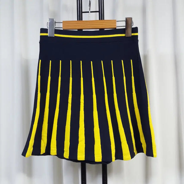 [BUNJANG] Castelbajac Women's Golf Knit Skirt (Size 27 Recommended) / 까스텔바작 새상품 여성 골프 니트치마 27추천 오일장