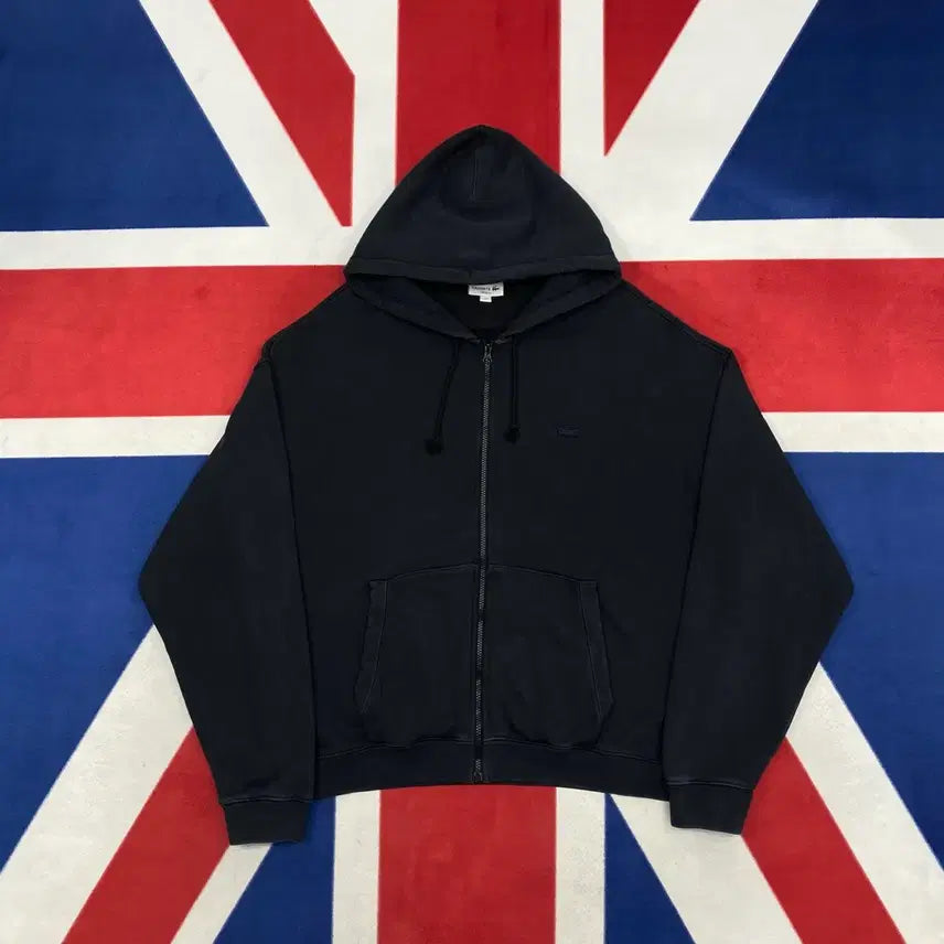 [BUNJANG] Lacoste Garment Dyed Hoodie Zip-up XL / 라코스테 가먼트다잉 후드집업 XL