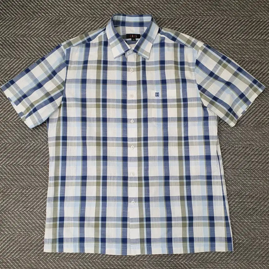 [BUNJANG] Daks Men's Short Sleeve Shirt 110 / 닥스 반소매 셔츠 남자110