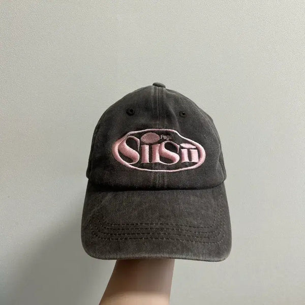 [BUNJANG] Page Cici Cotton Ball Cap Brown / 페이지시시 볼캡 모자 브라운