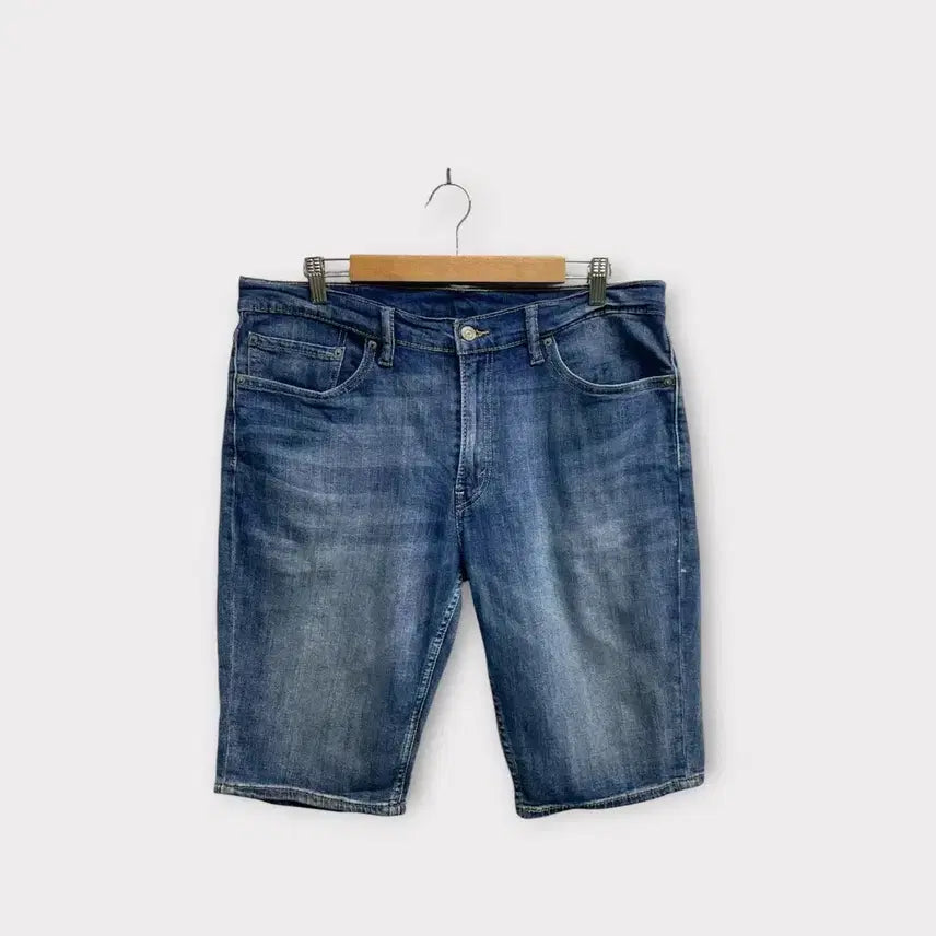 [BUNJANG] Levi's 511 Washed Denim Shorts - Size 36 / 리바이스 511 워싱 데님 반바지-36인치