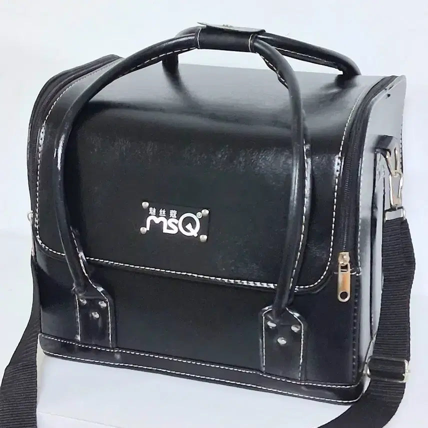 [BUNJANG] MSQ 3-Tier Makeup Cosmetic Box Bag / MSQ 메이시코우  메이크업 화장품 3단 박스 가방