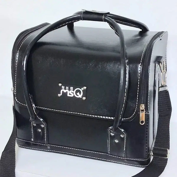 [BUNJANG] MSQ 3-Tier Makeup Cosmetic Box Bag / MSQ 메이시코우  메이크업 화장품 3단 박스 가방