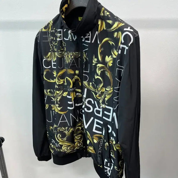 [BUNJANG] Versace Lettering Zip-Up Jacket / 105-110) 베르사체 레터링 집업자켓