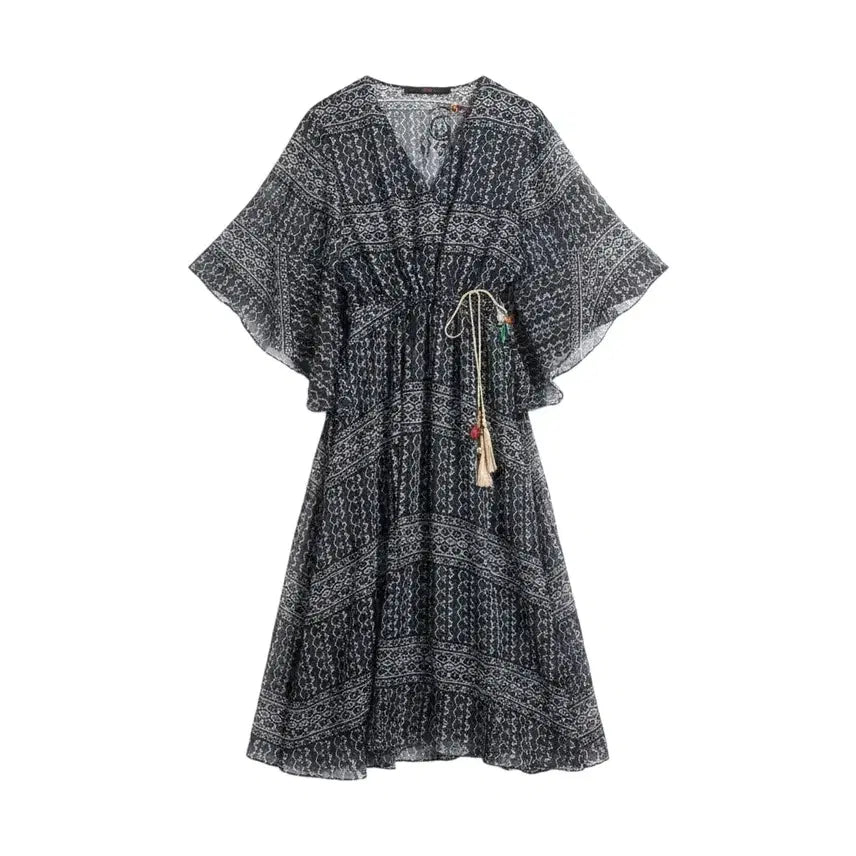 [BUNJANG] SOUP Women's Ethnic String Long Dress / 여성F/ SOUP 스트링 에스닉 롱 원피스 0-24