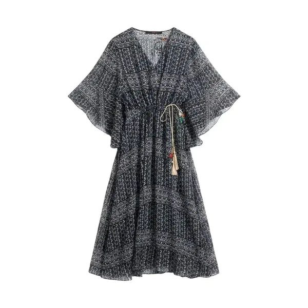 [BUNJANG] SOUP Women's Ethnic String Long Dress / 여성F/ SOUP 스트링 에스닉 롱 원피스 0-24