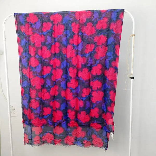 [BUNJANG] Banana Republic Long Scarf Floral Print / 바나나리퍼블랙 롱스카프[미사용] 6G3