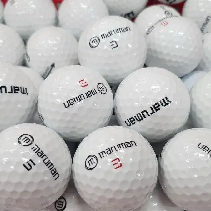 [BUNJANG] Maruman Golf Balls 60-Piece Mixed 2-Piece/3-Piece Distance Balls / 마루망 골프공 특등급 2/3피스 혼합 비거리볼 60개