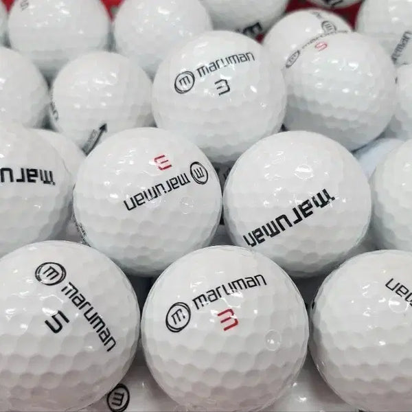 [BUNJANG] Maruman Golf Balls 60-Piece Mixed 2-Piece/3-Piece Distance Balls / 마루망 골프공 특등급 2/3피스 혼합 비거리볼 60개