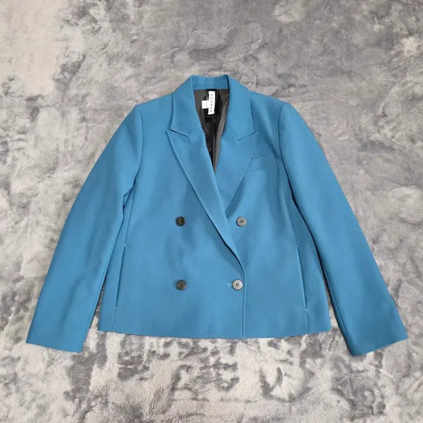 [BUNJANG] Morgan Women's Crop Double Jacket / (66)여성 모르간 크롭 더블 자켓