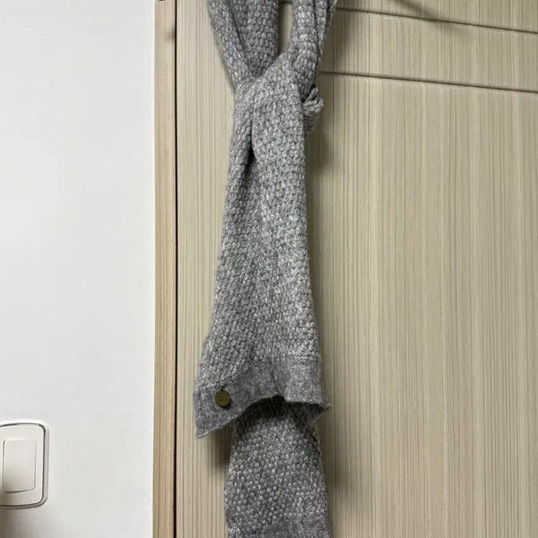 [BUNJANG] See By Chloé Women's Wool Alpaca Blend Scarf Grey / 씨바이끌로에 정품 여성 울 알파카 혼방 머플러 목도리 그레이
