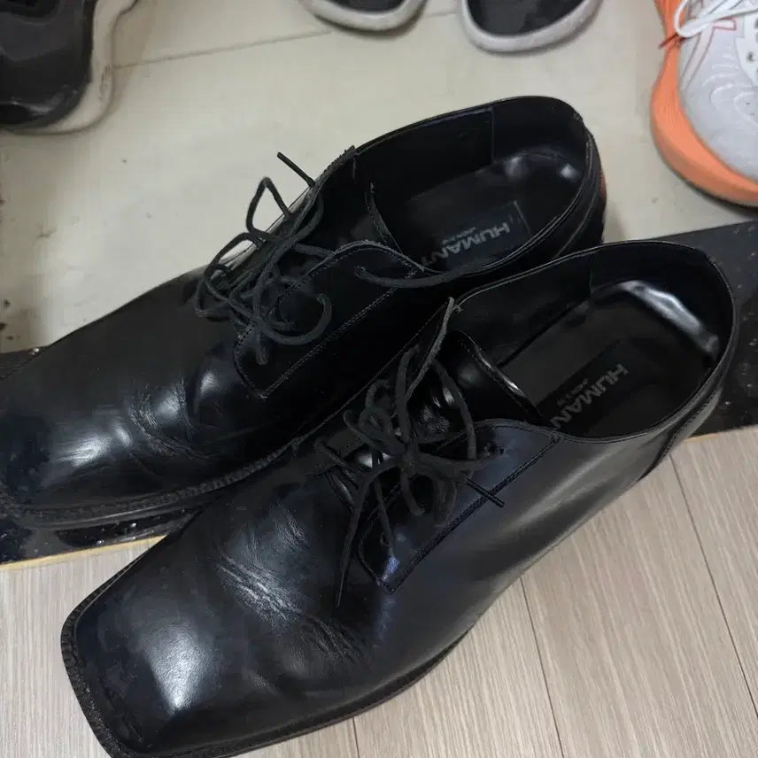 [BUNJANG] Humant Square Toe Derby Shoes / 후망 humant 스퀘어토 더비 300