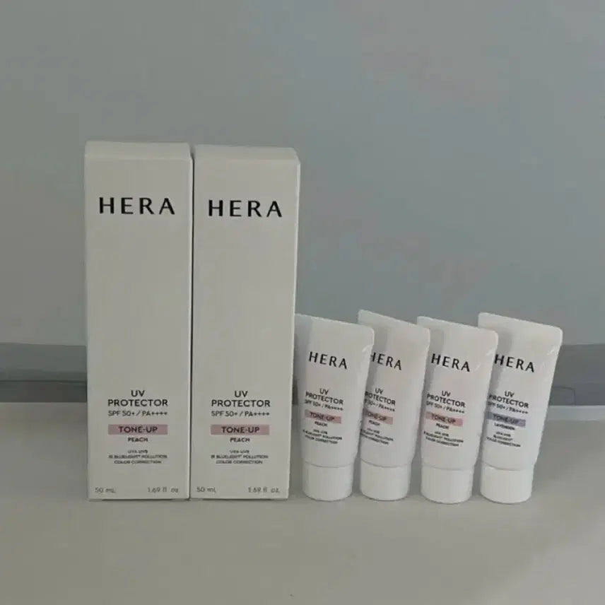[BUNJANG] Hera Tone-Up Sun Cream Set / 헤라 톤업선크림2개+60미리추가증정