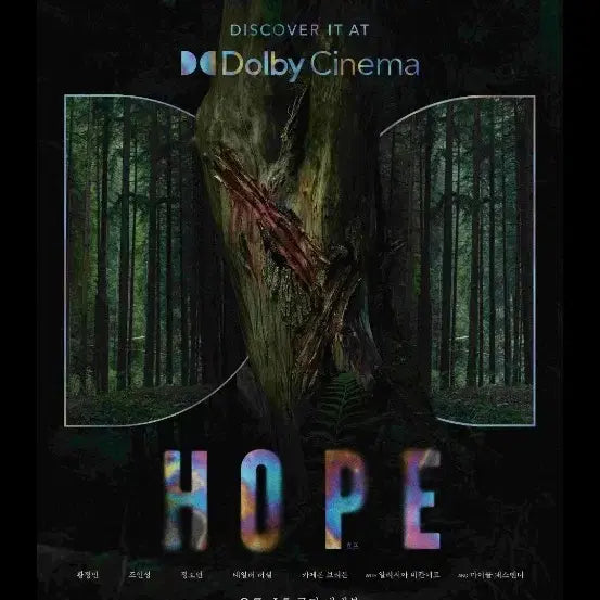[BUNJANG] Na Hong-jin Director 'HOPE' Dolby Poster (A3, Special Finishing) / 나홍진 감독의 호프 돌비포스터 (A3,후가공) 팝니다