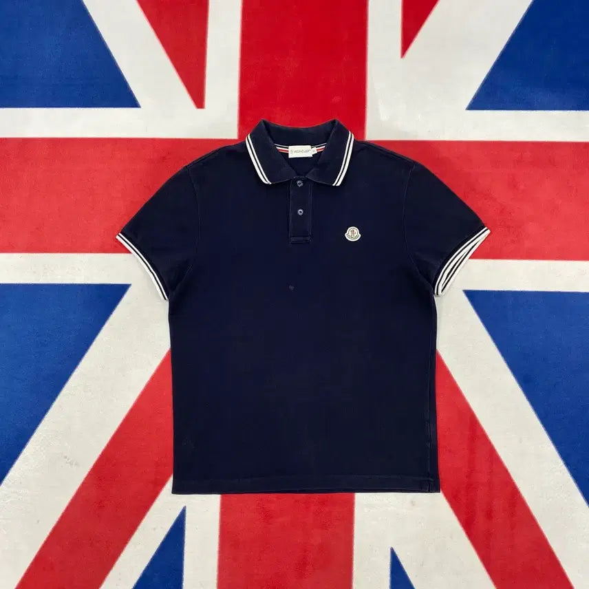 [BUNJANG] Moncler Short Sleeve Polo Shirt - Size S / 몽클레어 반팔 카라티 S