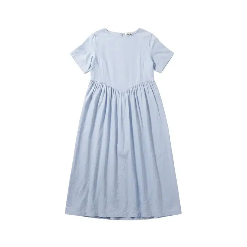 [BUNJANG] Women's Bronze Sorbet Pleated Balloon Dress / 여성F/ 브론즈 소라색 주름 벌룬원피스 0-26