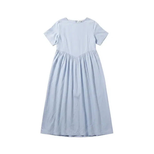 [BUNJANG] Women's Bronze Sorbet Pleated Balloon Dress / 여성F/ 브론즈 소라색 주름 벌룬원피스 0-26