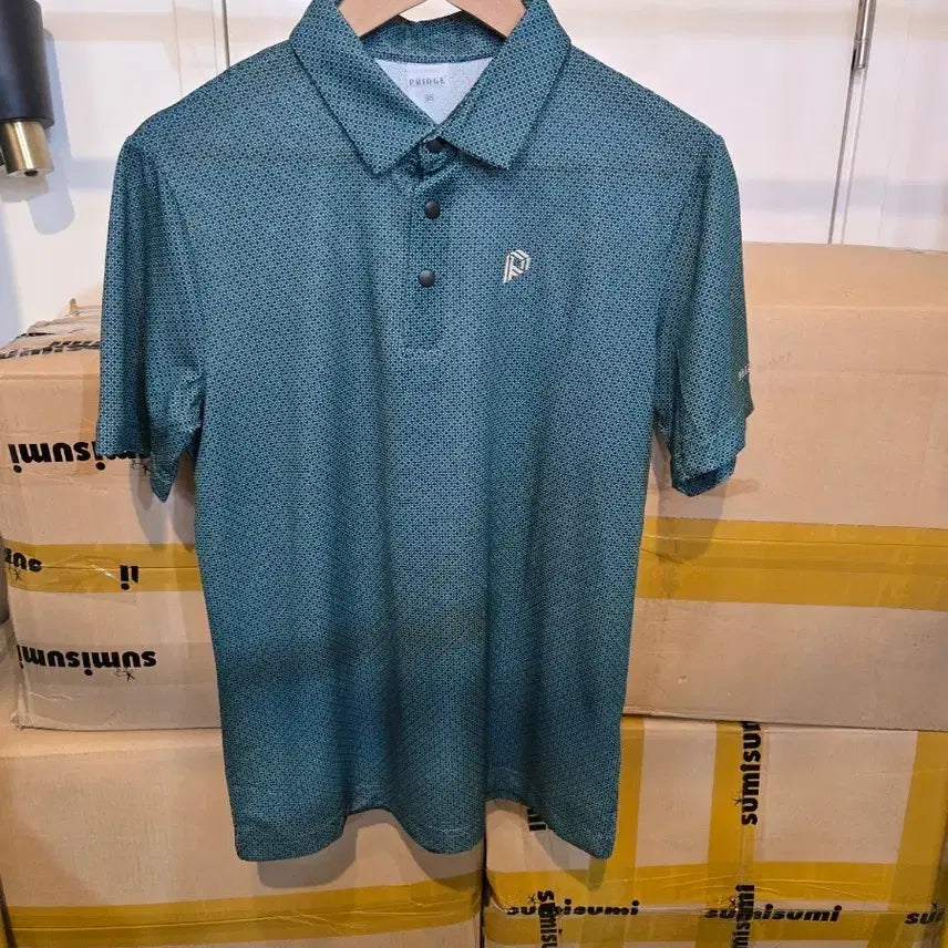 [BUNJANG] Fritz Pattern Short-Sleeve Polo Shirt Men's Size 95 / 프릿지 반팔 카라티 패턴 남성 95