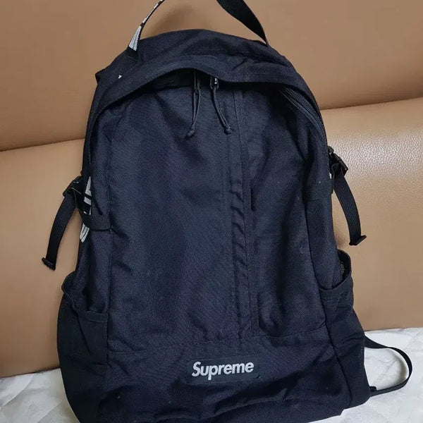 [BUNJANG] Supreme 18SS Backpack Black / 슈프림 백팩 블랙 18SS