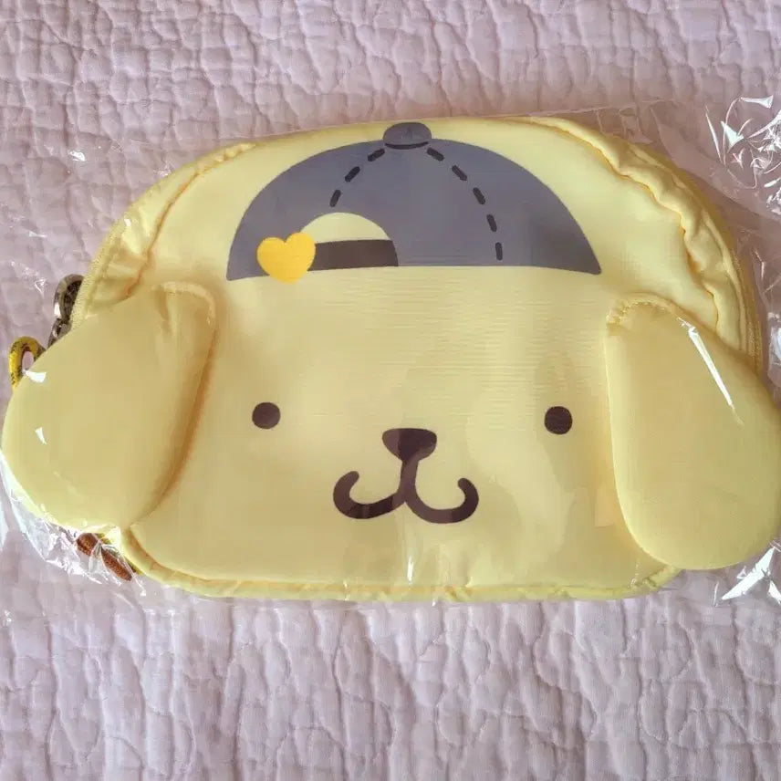[BUNJANG] Sanrio Pompompurin Pouch / 산리오 컴포즈 폼폼푸린 파우치
