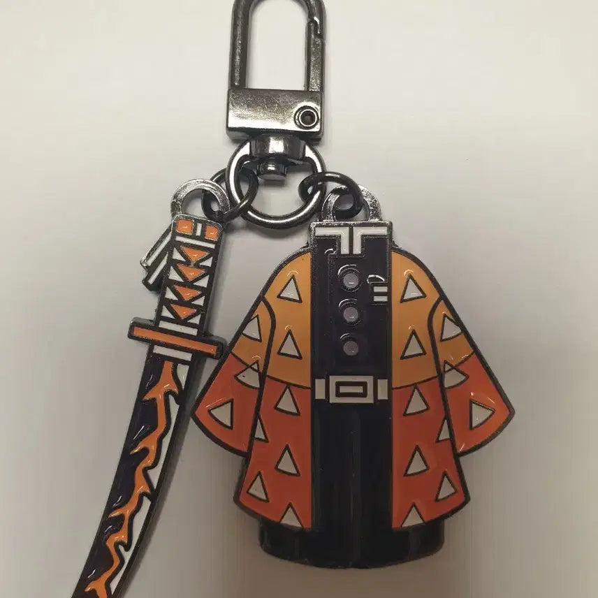 [BUNJANG] Demon Slayer Zenitsu Nichirin Sword Keychain (Unused) / (미사용) 귀멸의칼날 팝업 젠이츠 일륜도 키링 귀칼
