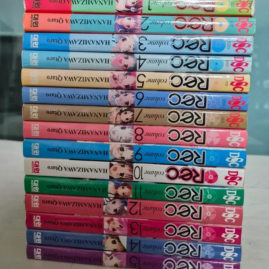 [BUNJANG] REC Manga Complete Series (Volumes 1-15) / [로맨스코미디만화책] REC 렉 총 15권 판매